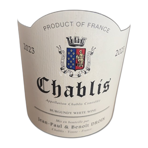 Bourgogne Chablis Jean-Paul & Benoit Droin Chablis 2023
