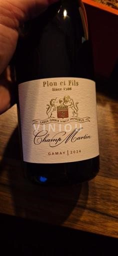 Loire-dalen Touraine Plou et Fils Champ Martin 2024