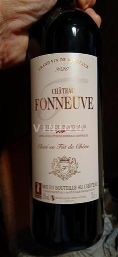 Bordeaux Côtes-de-Bordeaux Château Fonneuve 2020