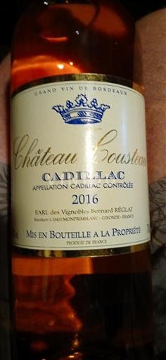 Burdeos Cadillac Château Cousteau 2016