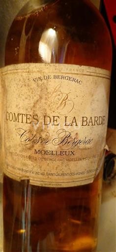 Sudoeste Côtes de Bergerac Comtes de la Barde Côtes de Bergerac Sin añada