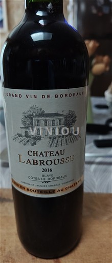 Bordeaux Blaye-Côtes-de-Bordeaux Chateau Labrousse 2016