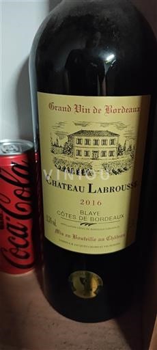 Burdeos Blaye-Côtes de Burdeos Chateau Labrousse 2016