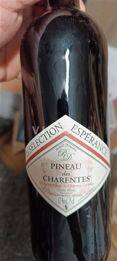 Poitou-Charentes Pineau des Charentes Davril Philippe La Sélection Espérance Neleten.