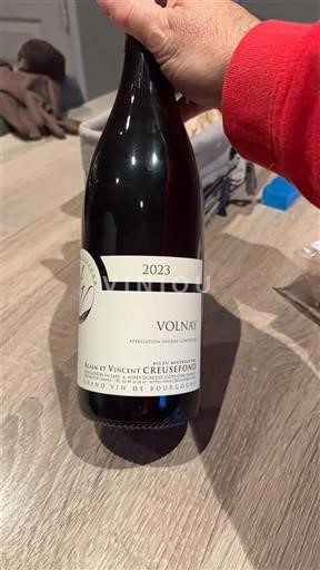 Burgundy Volnay Alain et Vincent Creusefond 2023