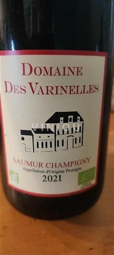 Loire Valley Saumur-Champigny Domaine des Varinelles 2021
