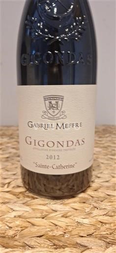 Rhônevallei Gigondas Gabriel Meffre Sainte-Catherine 2012