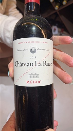 Bordeaux Médoc Château La Raze 2018