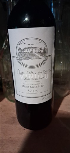 Bordeaux Côtes-de-bourg Inconnu 2023