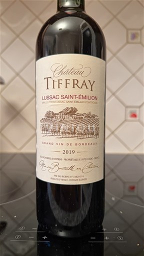 Bordeaux Lussac-saint-émilion Château Tiffray 2019