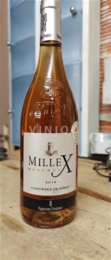 Valle del Ródano Costières de Nimes Vignerons Créateurs Mille X Réserve 2016