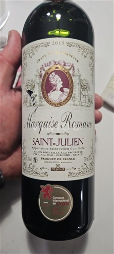Bordeaux Saint-Julien Marquise Romane 2015