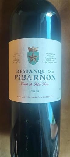 Provence Bandol Restanques de Pibarnon Comte de Saint Victor 2019