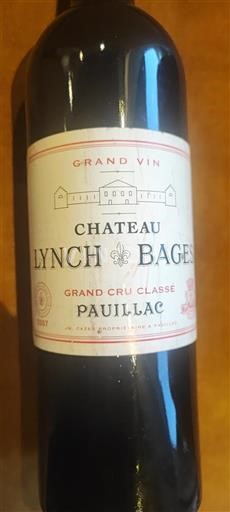 Bordeaux Pauillac Grand Cru Lynch-Bages 2007