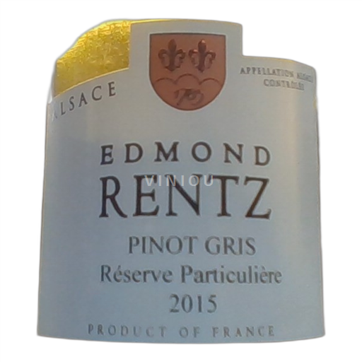Alsazia Pinot bianco Edmond Rentz RESERVE PARTICULIERE 2015