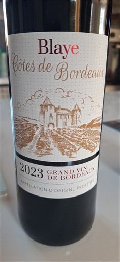 Burdeos Blaye-Côtes de Burdeos Blaye 2023