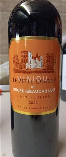 Bordeaux Saint-Julien Ducru-Beaucaillou Le Petit Ducru 2022