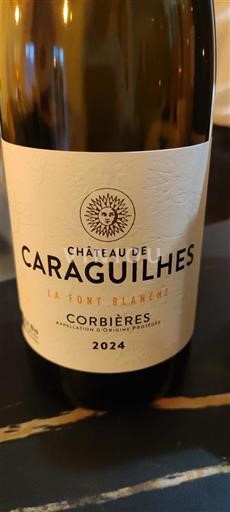 Languedoc Corbières Château Caraguilhes La Font Blanche 2024