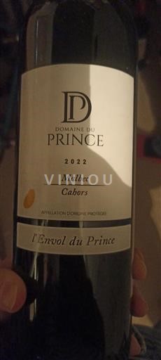 Jihozápad Cahors Domaine Prince L'Envol du Prince 2022