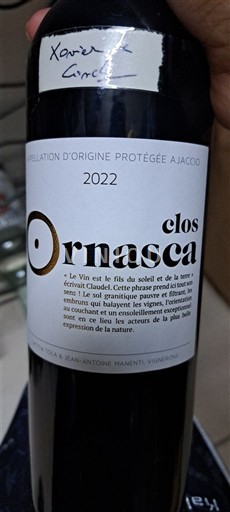 Korsika Ajaccio Clos Ornasca 2022