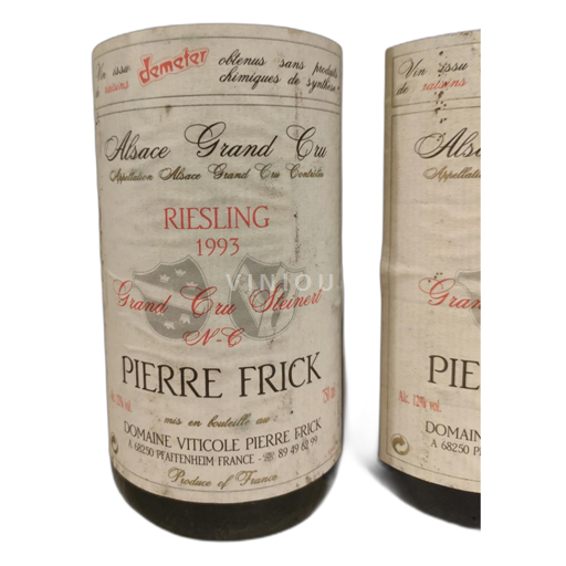 Alsace Riesling Domaine Pierre Frick Grand cru 1993