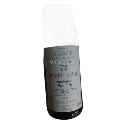Alsace Määrittelemätön Pierre Frick Pinot gris maceration Pur Vin 2022