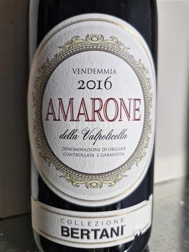 Veneto Amarone della Valpolicella Bertani Collezione 2016