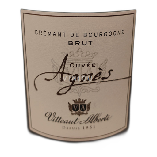 Burgundsko Crémant de Bourgogne Vitteaut Alberti Agnès -Brut- Neročník