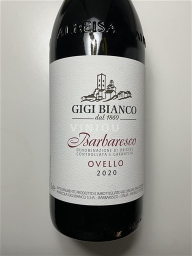 Piëmont Barbaresco Azienda Agricola Gigi Bianco ssa Ovello 2020