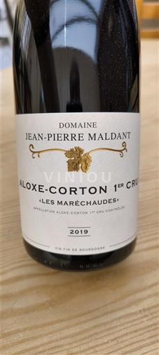 Bourgogne Aloxe-Corton Premier Cru Domaine Jean-Pierre Maldant Les Maréchaudes 2019