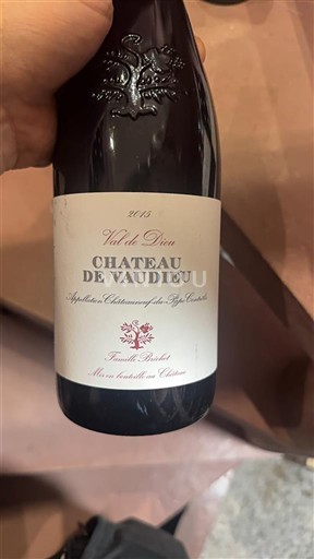 Rhône Valley Châteauneuf-du-Pape Château Vaudieu Val de Dieu 2015
