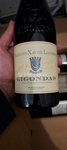 Rhônedalen Gigondas François Xavier Lambert 2022