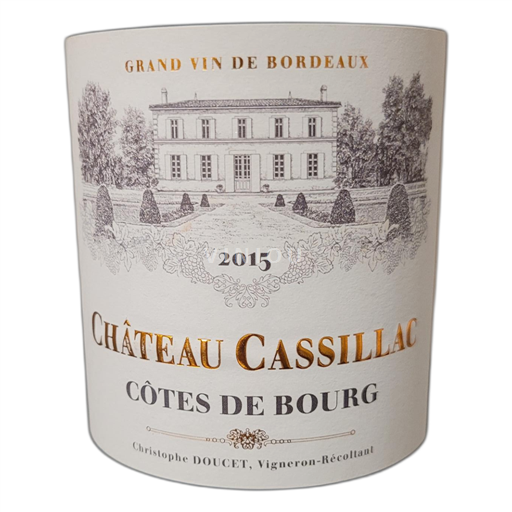 Burdeos Côtes-de-bourg Château Cassillac 2015