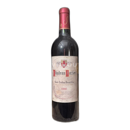 Bordeaux Saint-Émilion Grand Cru Château Rozier 2006