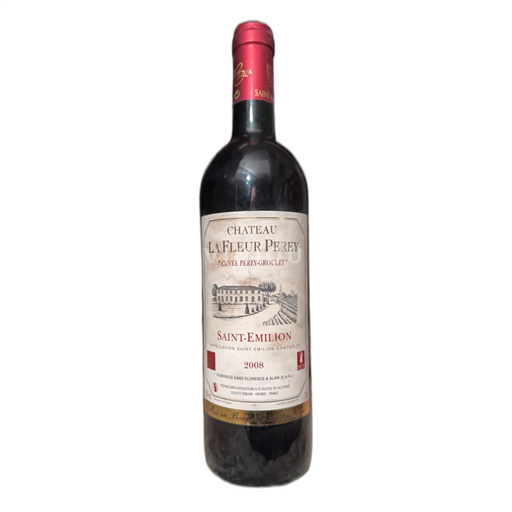Bordeaux Saint-Émilion Château La Fleur Perey Cuvee Perey-Grouley 2008