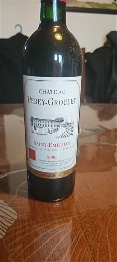 Burdeos Saint-Émilion Château Perey-Grouley 2006