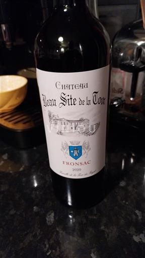 Bordeaux Fronsac Château Beau Site de la Tour 2020