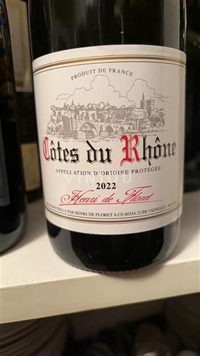 Valle del Ródano Côtes del Ródano Henri de Floret 2022
