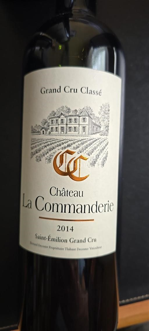 Bordeaux Saint-Émilion Grand Cru Château La Commanderie 2014