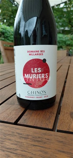 Loiredalen Chinon Domaine Des Millarges Les Mûriers 2018