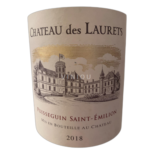 Bordeaux Puisseguin-saint-émilion Château des Laurets 2018