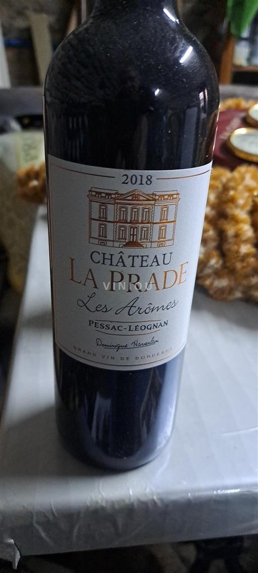 Bordeaux Pessac-Léognan Château La Prade Les Arômes 2018