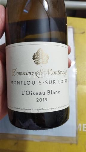 Dolina Loare Montlouis-sur-Loire Domaine Montoray L'Oiseau Blanc 2019
