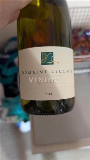 Vallée de la Loire Quincy Domaine Lecomte 2014