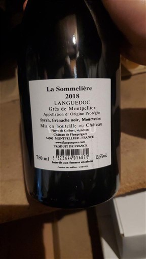 Languedoque Grés de Montpellier Château Flaugergues La Sommelière 2018