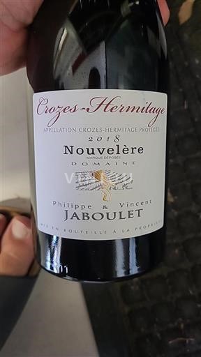 Rhônevallei Crozes-hermitage Philippe & Vincent Jaboulet Nouvelère 2018