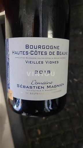 Burgundija Ni doloceno Domaine Sébastien Magnien Vieilles Vignes 2018