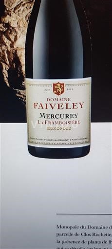 Bourgondië Mercurey Faiveley La Framboisière 2023