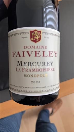 Burgundy Mercurey Faiveley La Framboisière 2023
