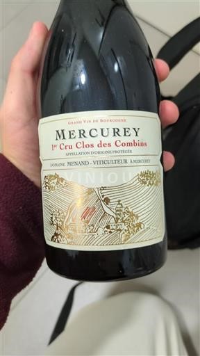 Burgundsko Mercurey Premier Cru Domaine Menand Clos des Combins 2022